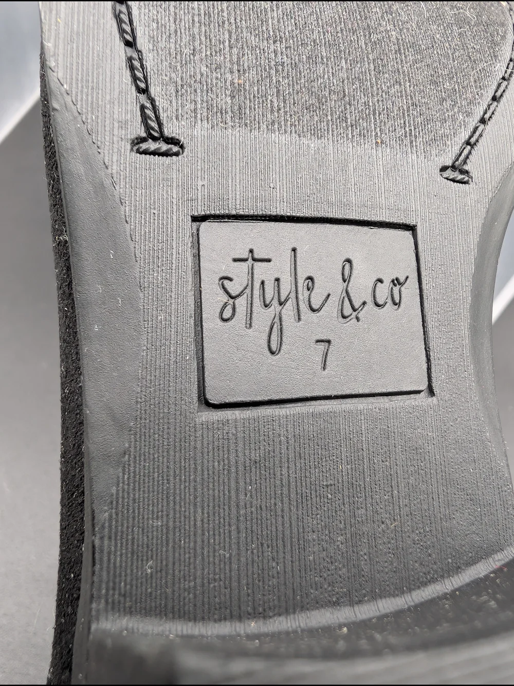 Style & Co. Black Ankle Booties with Triple Buckle Straps